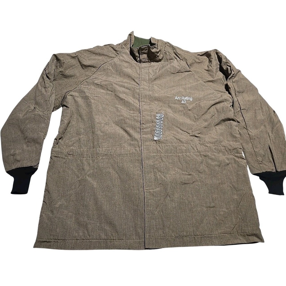 Tyndale FR Jacket XL Tan Canvas HRC4‎ Arc Rating 40 Quilt Lined Made USA New